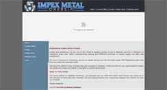 Desktop Screenshot of impexmetaloreasia.com